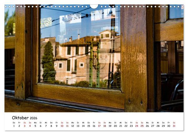 Produktbild: Die Schienen von Soller und Port de Soller (Wandkalender 2026 DIN A3 quer), CALVENDO Monatskalender