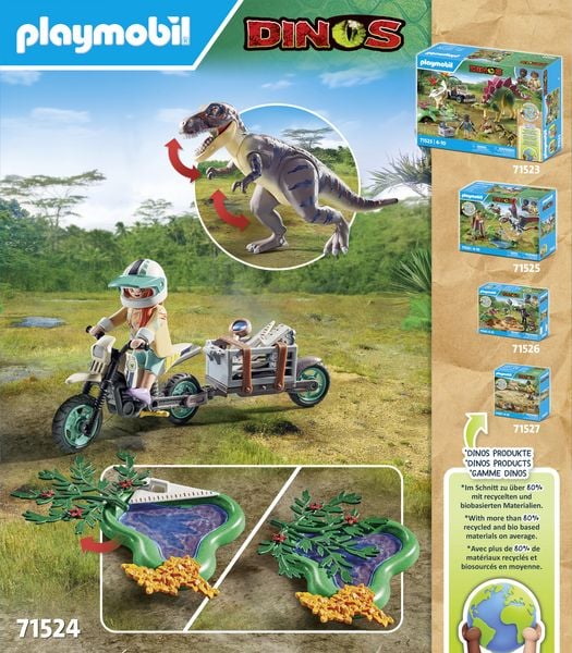 Produktbild: PLAYMOBIL 71524 T-Rex-Spurensuche