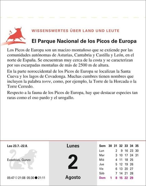 Produktbild: Spanisch Sprachkalender 2027 - Spanisch lernen leicht gemacht - Tagesabrei&szlig;kalender