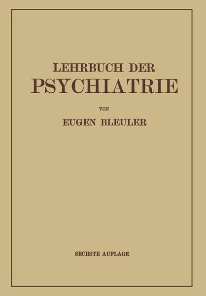 Produktbild: Lehrbuch der Psychiatrie