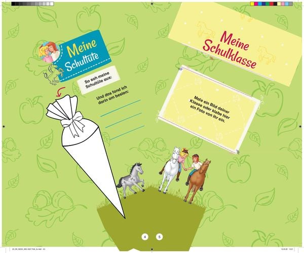 Produktbild: Bibi & Tina - Ich bin jetzt ein Schulkind I Schult&uuml;tenbuch