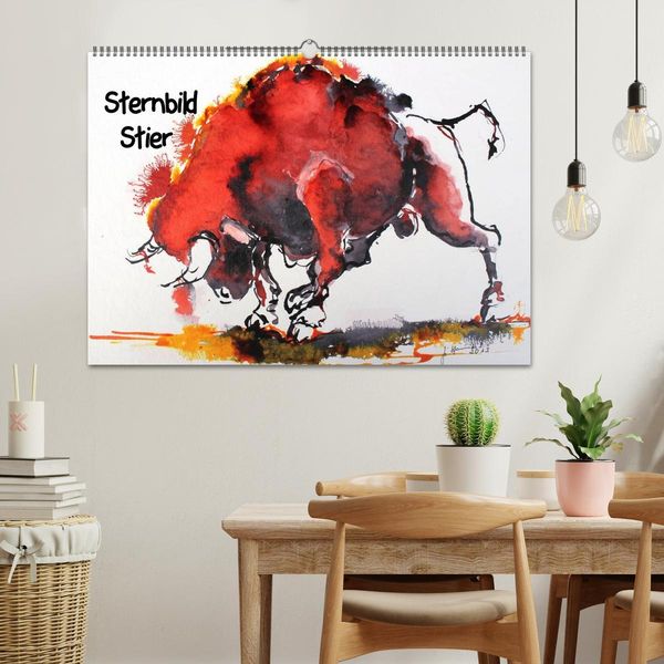 Produktbild: Sternbild Stier (Wandkalender 2026 DIN A2 quer), CALVENDO Monatskalender