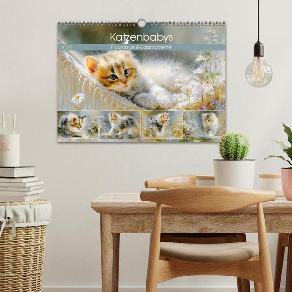 Produktbild: Katzenbabys. Flauschige Gl&uuml;cksmomente (Wandkalender 2027 DIN A3 quer), CALVENDO Monatskalender