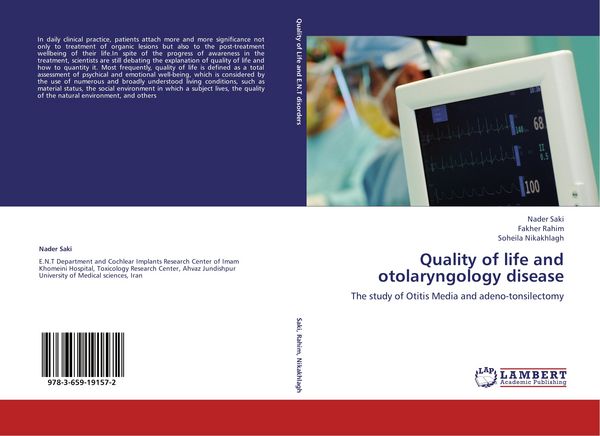 Produktbild: Quality of life and otolaryngology disease
