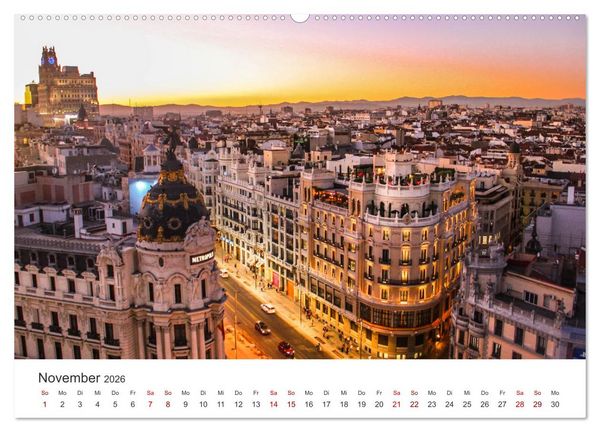 Produktbild: Spanien - Ein wundervolles Land mit viel Sonnenschein. (Wandkalender 2026 DIN A2 quer), CALVENDO Monatskalender