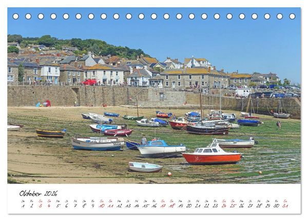 Produktbild: Cornwall. Der malerische S&uuml;dwesten Englands (Tischkalender 2026 DIN A5 quer), CALVENDO Monatskalender