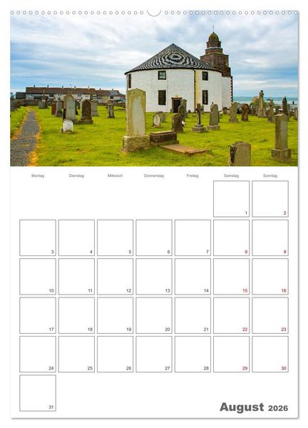 Produktbild: Schottland - Reiseplaner (Wandkalender 2026 DIN A2 hoch), CALVENDO Monatskalender