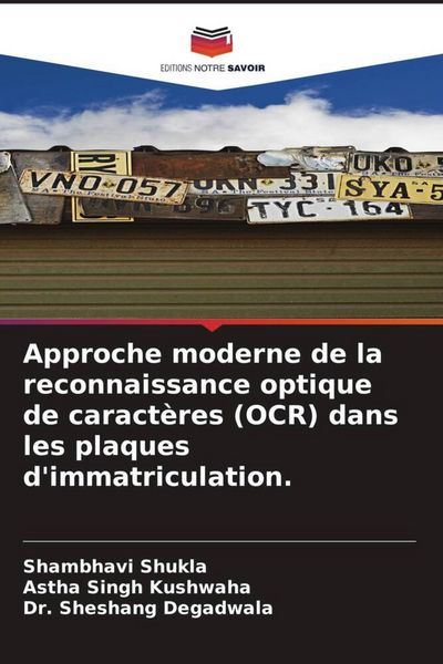 Produktbild: Approche moderne de la reconnaissance optique de caract&egrave;res (OCR) dans les plaques d'immatriculation.