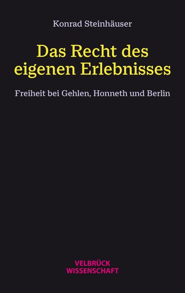 Produktbild: Das Recht des eigenen Erlebnisses