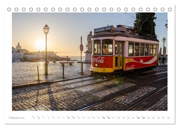 Produktbild: Lissabon - Alter macht sch&ouml;n (Tischkalender 2025 DIN A5 quer), CALVENDO Monatskalender