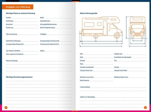 Produktbild: Reise Know-How Wohnmobil-Tourguide Logbuch: Notizbuch f&uuml;r unterwegs