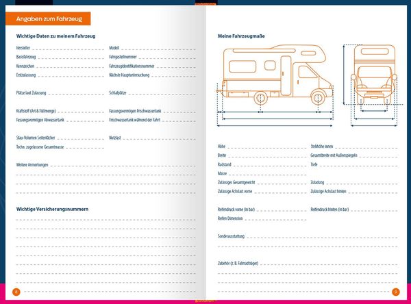 Produktbild: Reise Know-How Wohnmobil-Tourguide Logbuch: Notizbuch f&uuml;r unterwegs