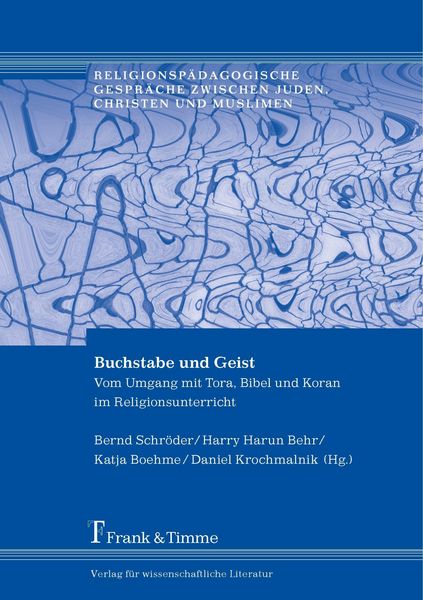 Produktbild: Buchstabe und Geist