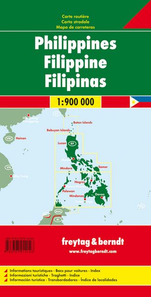 Produktbild: freytag & berndt Stra&szlig;enkarte Philippinen 1:900.000