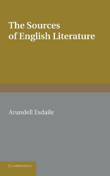 Produktbild: The Sources of English Literature