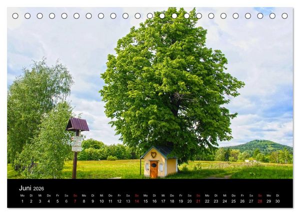 Produktbild: Mein liebes Lausitzer Gebirge (Tischkalender 2026 DIN A5 quer), CALVENDO Monatskalender
