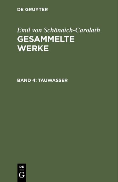 Produktbild: Tauwasser