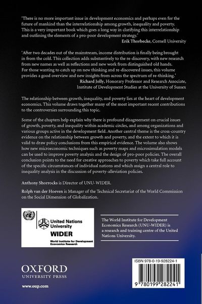Produktbild: Growth, Inequality, and Poverty