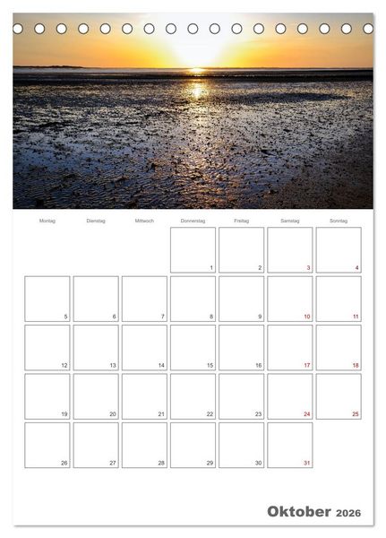 Produktbild: F&ouml;hr &hellip; verliebt in die Insel (Tischkalender 2026 DIN A5 hoch), CALVENDO Monatskalender