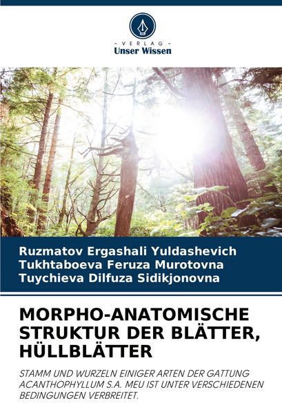 Produktbild: Morpho-Anatomische Struktur der Bl&auml;tter, H&uuml;llbl&auml;tter