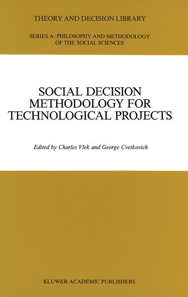 Produktbild: Social Decision Methodology for Technological Projects