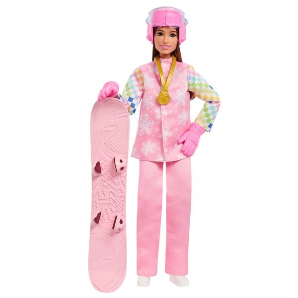 Produktbild: Barbie Snowboarderin Spielset