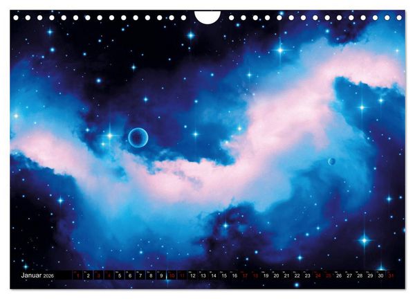 Produktbild: Sternenwelten (Wandkalender 2026 DIN A4 quer), CALVENDO Monatskalender