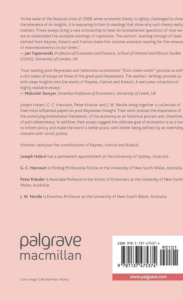 Produktbild: Post-Keynesian Essays from Down Under Volume I: Essays on Keynes, Harrod and Kalecki