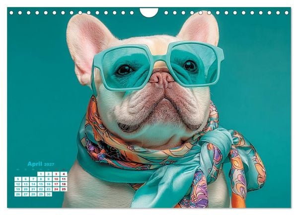 Produktbild: Der wahrscheinlich frechste Mops-Serie der Welt (Wandkalender 2027 DIN A4 quer), CALVENDO Monatskalender