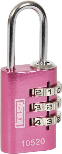 KASP K10520PIND Vorhängeschloss 20mm Pink Zahlenschloss