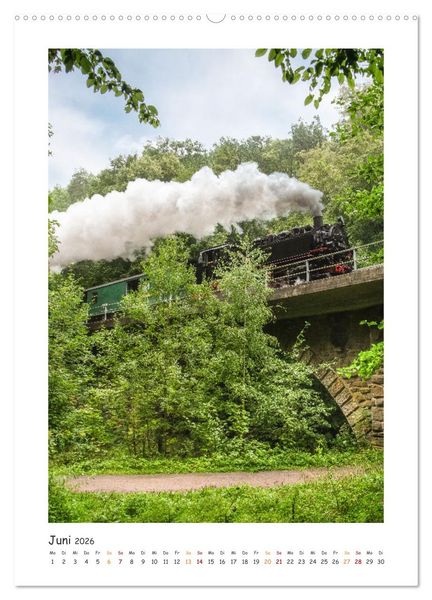 Produktbild: Faszination Museumsbahn (hochwertiger Premium Wandkalender 2026 DIN A2 hoch), Kunstdruck in Hochglanz