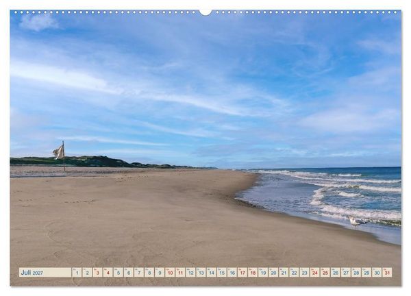 Produktbild: Strand-Einsamkeit. Ein Sylter Winter (hochwertiger Premium Wandkalender 2027 DIN A2 quer), Kunstdruck in Hochglanz