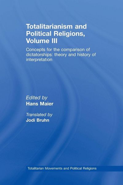 Produktbild: Totalitarianism and Political Religions Volume III