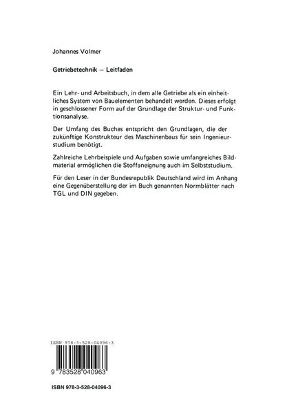 Produktbild: Getriebetechnik