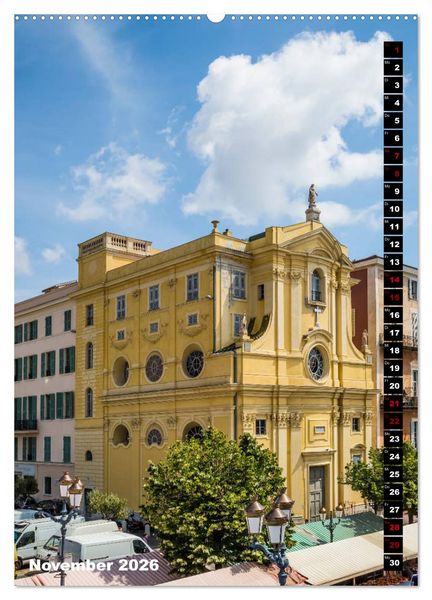 Produktbild: Idyllisches Nizza (hochwertiger Premium Wandkalender 2026 DIN A2 hoch), Kunstdruck in Hochglanz