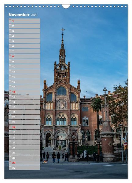 Produktbild: Barcelona - Eine St&auml;dtereise (Wandkalender 2026 DIN A3 hoch), CALVENDO Monatskalender