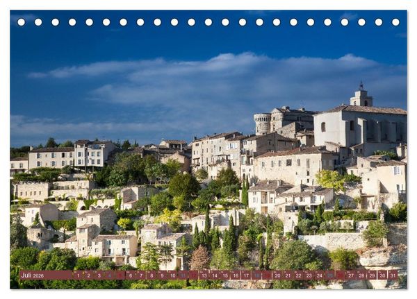 Produktbild: Frankreich. Ein Streifzug durch die D&ouml;rfer der franz&ouml;sischen Provence (Tischkalender 2026 DIN A5 quer), CALVENDO Monatskalender