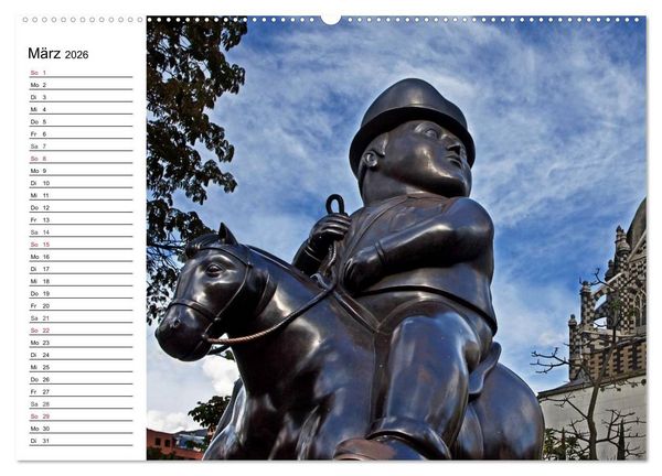 Produktbild: Kolumbien Impressionen (hochwertiger Premium Wandkalender 2026 DIN A2 quer), Kunstdruck in Hochglanz