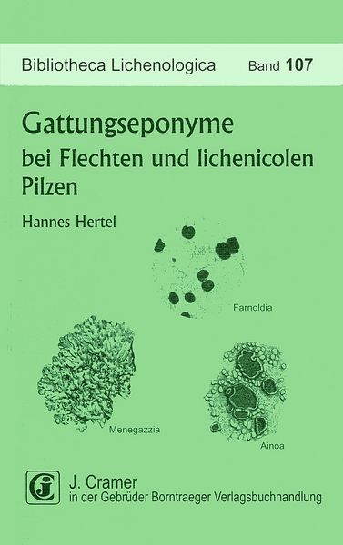 Produktbild: Gattungseponyme bei Flechten und lichenicolen Pilzen