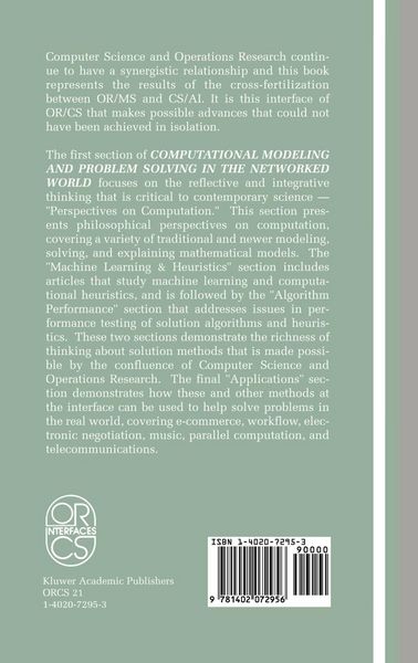 Produktbild: Computational Modeling and Problem Solving in the Networked World