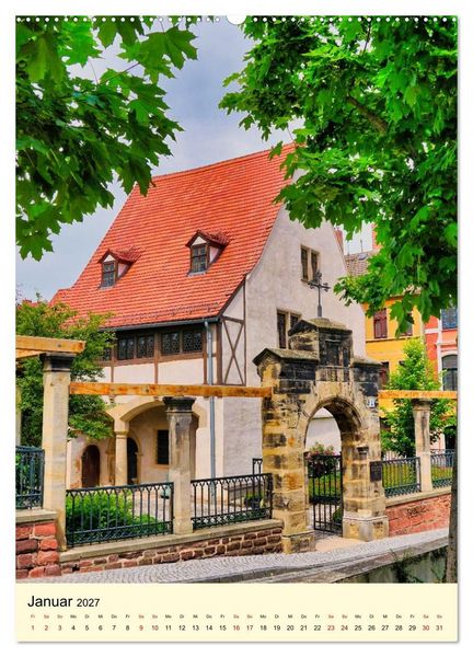 Produktbild: Luthergedenkst&auml;tten in Eisleben und Wittenberg (hochwertiger Premium Wandkalender 2027 DIN A2 hoch), Kunstdruck in Hochglanz