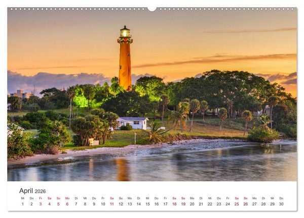 Produktbild: Florida - Eine Reise in den Sonnenscheinstaat. (Wandkalender 2026 DIN A2 quer), CALVENDO Monatskalender