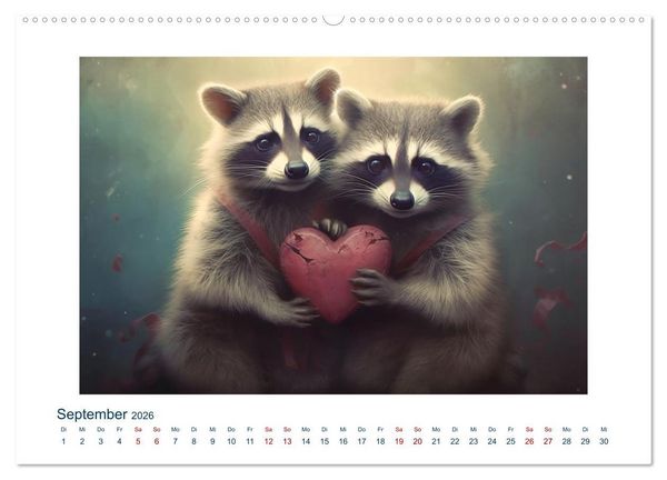 Produktbild: Unzertrennlich (Wandkalender 2026 DIN A2 quer), CALVENDO Monatskalender