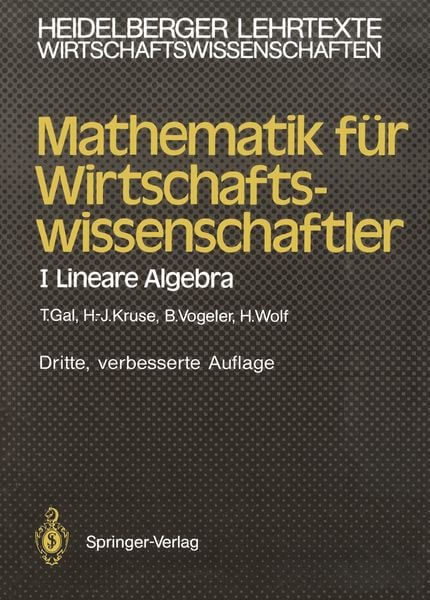 Produktbild: Mathematik f&uuml;r Wirtschaftswissenschaftler