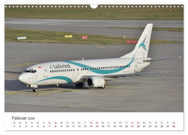 Produktbild: Flugzeugimpressionen auf dem Flughafen (Wandkalender 2026 DIN A3 quer), CALVENDO Monatskalender