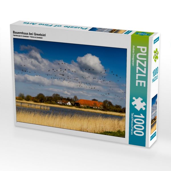 Produktbild: CALVENDO Puzzle Bauernhaus bei Greetsiel | 1000 Teile Lege-Gr&ouml;&szlig;e 64x48cm Foto-Puzzle f&uuml;r gl&uuml;ckliche Stunden