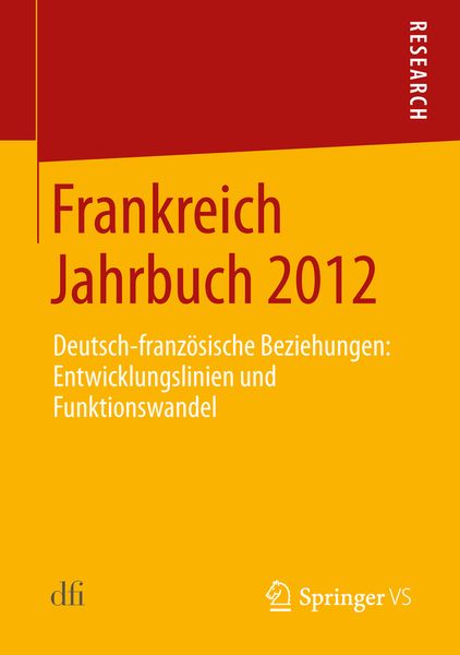 Produktbild: Frankreich Jahrbuch 2012