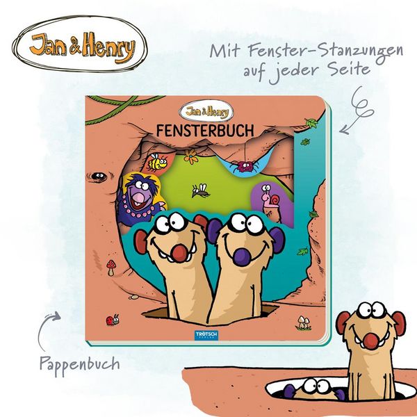 Produktbild: Tr&ouml;tsch Jan und Henry Fensterbuch