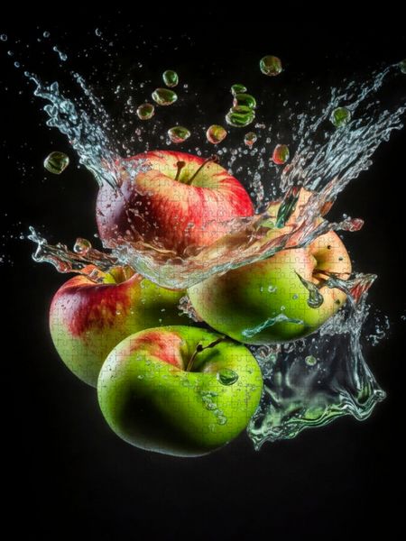 Produktbild: CALVENDO Puzzle &Auml;pfel | 1000 Teile Lege-Gr&ouml;&szlig;e 64x48cm Foto-Puzzle f&uuml;r gl&uuml;ckliche Stunden