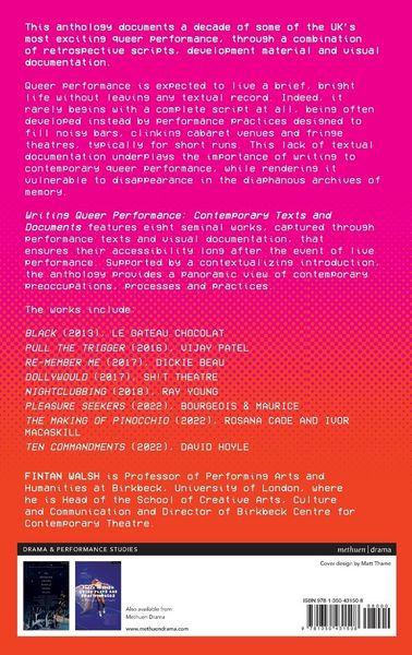 Produktbild: Writing Queer Performance